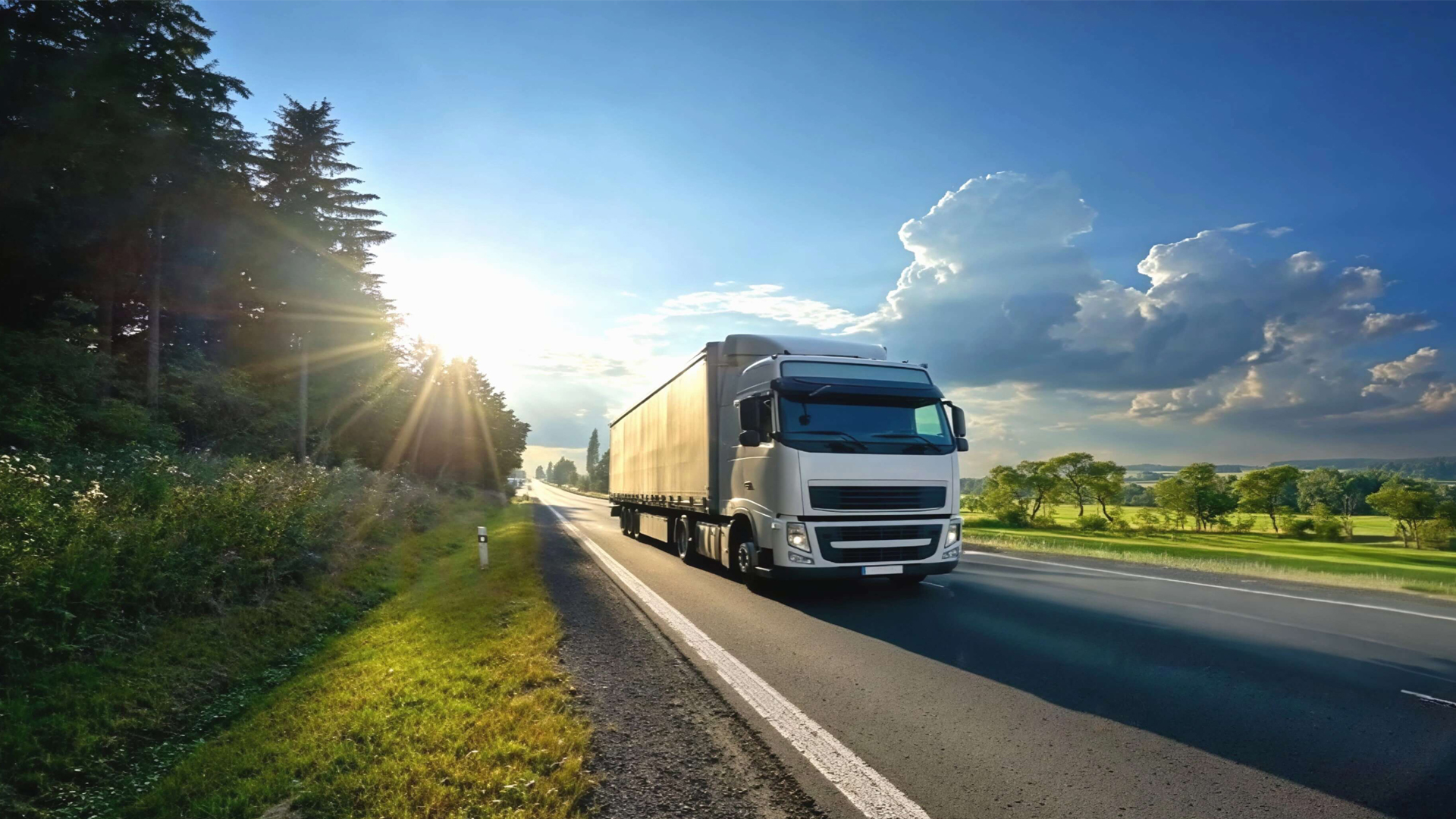 Truck on Road